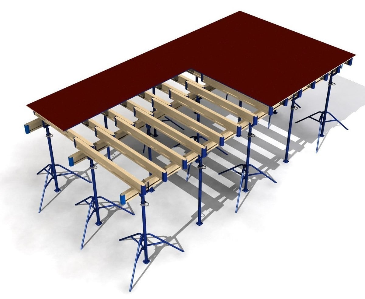 Купить опалубку перекрытий для монолитного строительства.
