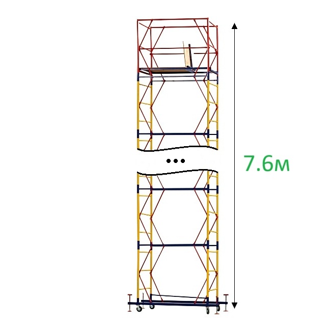 Вышка-тура 0.7×1.6-7.6м