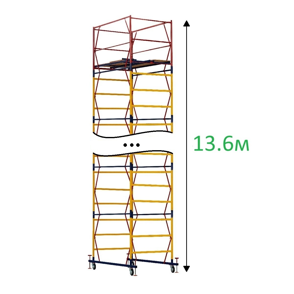Вышка-тура 1.2×2.0-13.6м